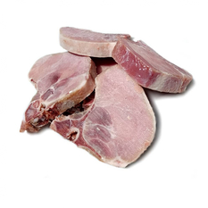 Chuletas de lomo de cerdo con hueso y sin piel Bitácora (1 kg / 2.2 lb)