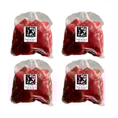 Bistec de res (4 x 1 kg / 2.2 lb)
