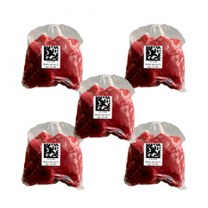 Bistec de res (5 x 1 kg / 2.2 lb)