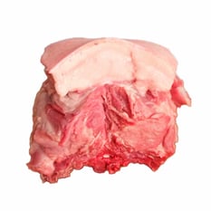 Lomo de cerdo criollo con piel y hueso (6.35 kg / 14 lb)