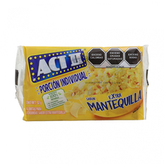 Palomitas para microondas sabor extra mantequilla ACT II (52 g / 1.83 oz)