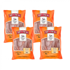 Muslos de pollo Mity Fresh (4 x 2 kg / 4.4 lb)