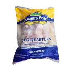Cuartos traseros de pollo Country Pride (4.54 kg / 10 lb)