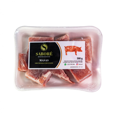 Masas de cerdo deshuesado (500 g / 1.10 lb)