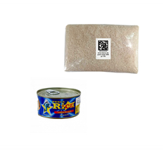 Atún en lomos en aceite Pesca Rica + Arroz blanco de grano largo