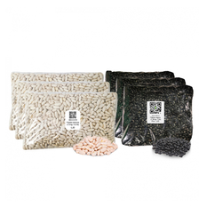 Combo de granos 1: Frijoles blancos + Frijoles negros