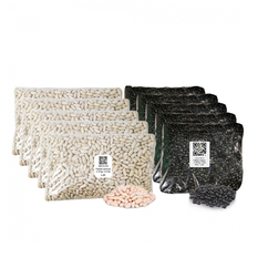 Combo de granos 3: Frijoles blancos + Frijoles negros