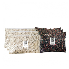 Combo de granos 6: Frijoles blancos + Frijoles colorados