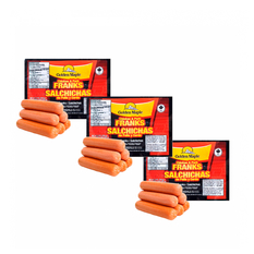 Salchichas de pollo y cerdo Golden Maple (3 x 340 g / 12 oz)
