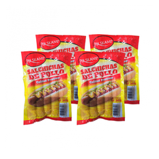 Salchichas de pollo Polskamp (4 x 340 g / 12 oz)