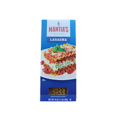 Pasta para lasagna Mantia's (454 g / 1 lb)